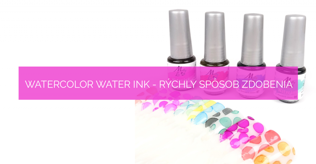 Watercolor Water Ink – rýchly spôsob zdobenia