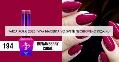 Farba roka 2023: Viva Magenta vo svete nechtového dizajnu