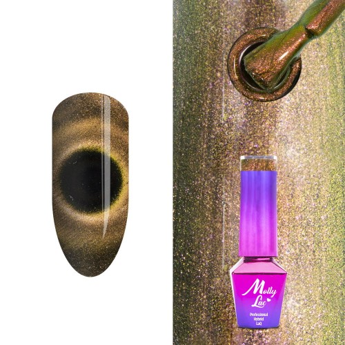Géllak MOLLY LAC Cat eye 9D ALPHA OMEGA č.400