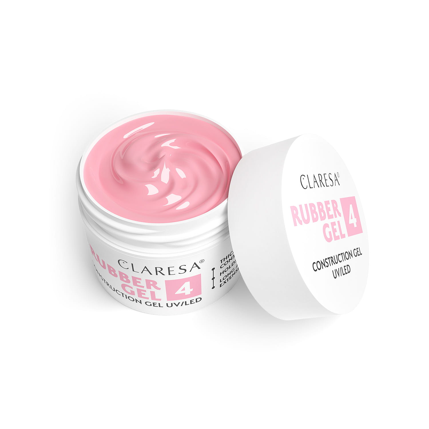 CLARESA RUBBER GEL stavebný gél č.4 - 45g