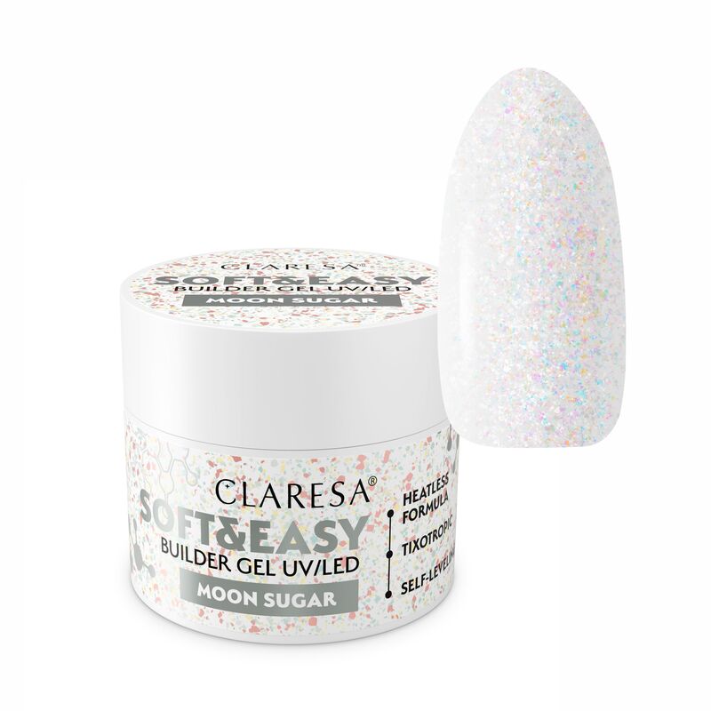 CLARESA SOFT&EASY stavebný gél MOON SUGAR - 45g