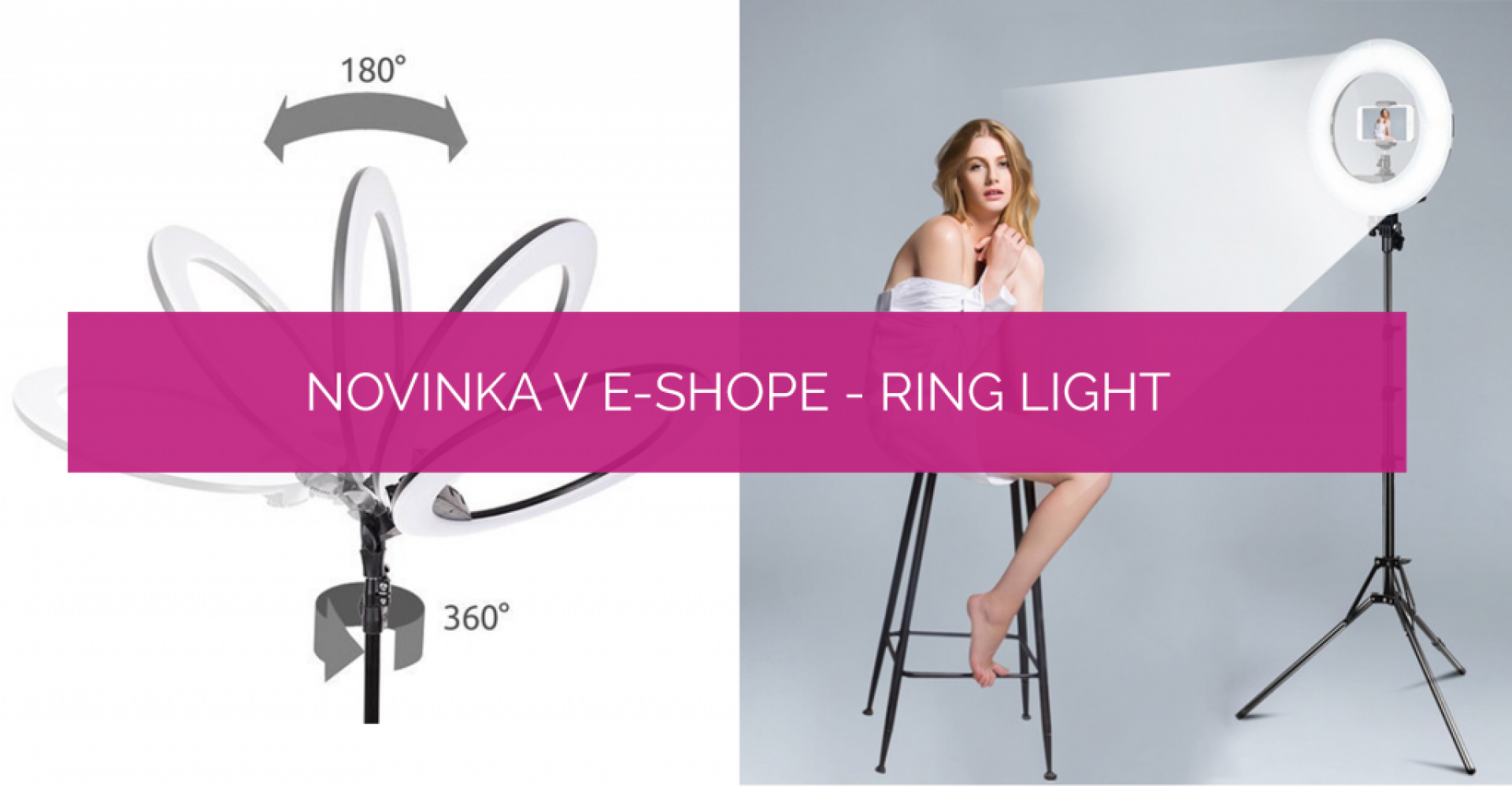 Novinka v e-shope - RING LIGHT 