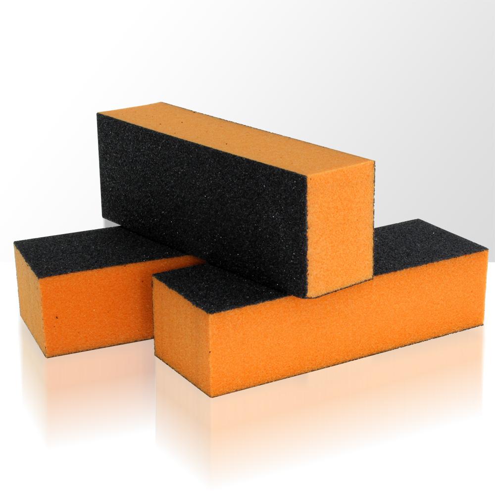Pilník blok 3 stranný 240/240 oranžový