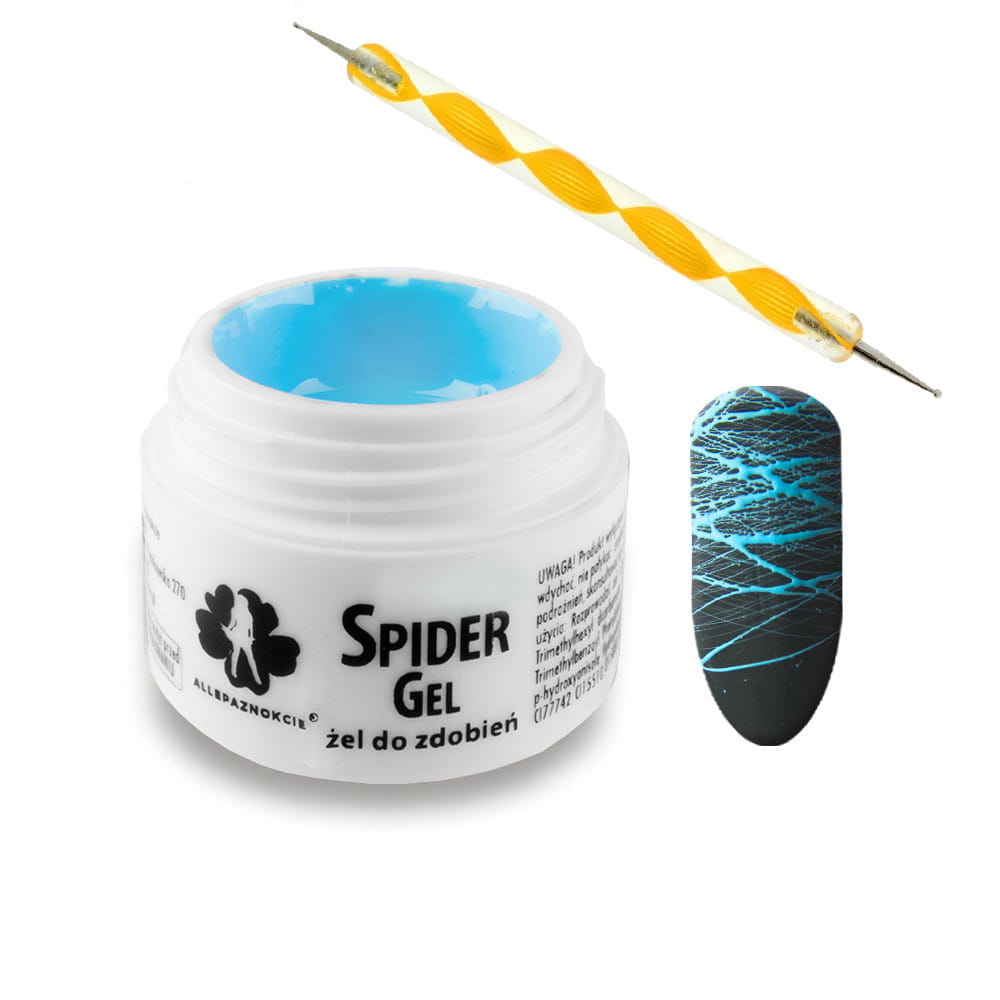 UV Gél Spider - baby blue