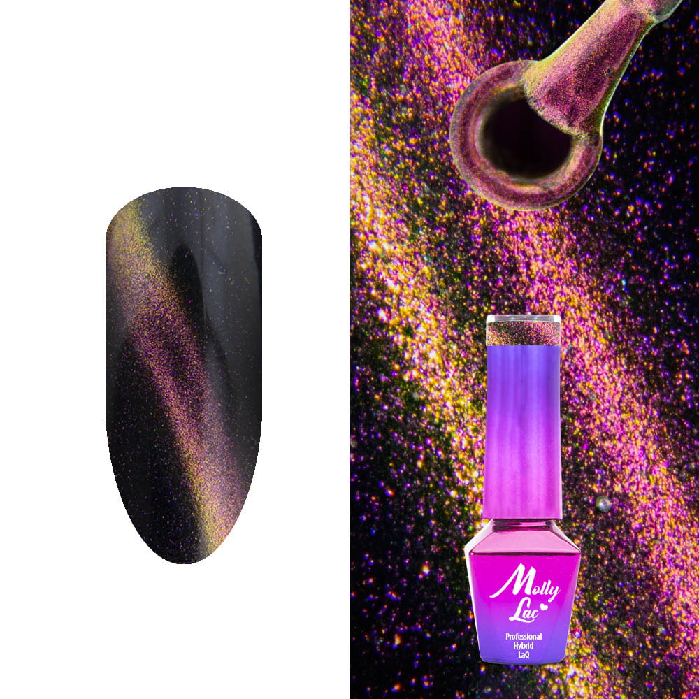 Géllak MOLLY LAC Cat eye Chameleon 5D Humming č.243 Vašenechty.sk