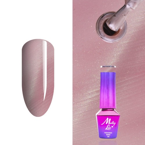 Géllak MOLLY LAC hybrid Cat eye cream INTIMATELY č.171 Vašenechty.sk