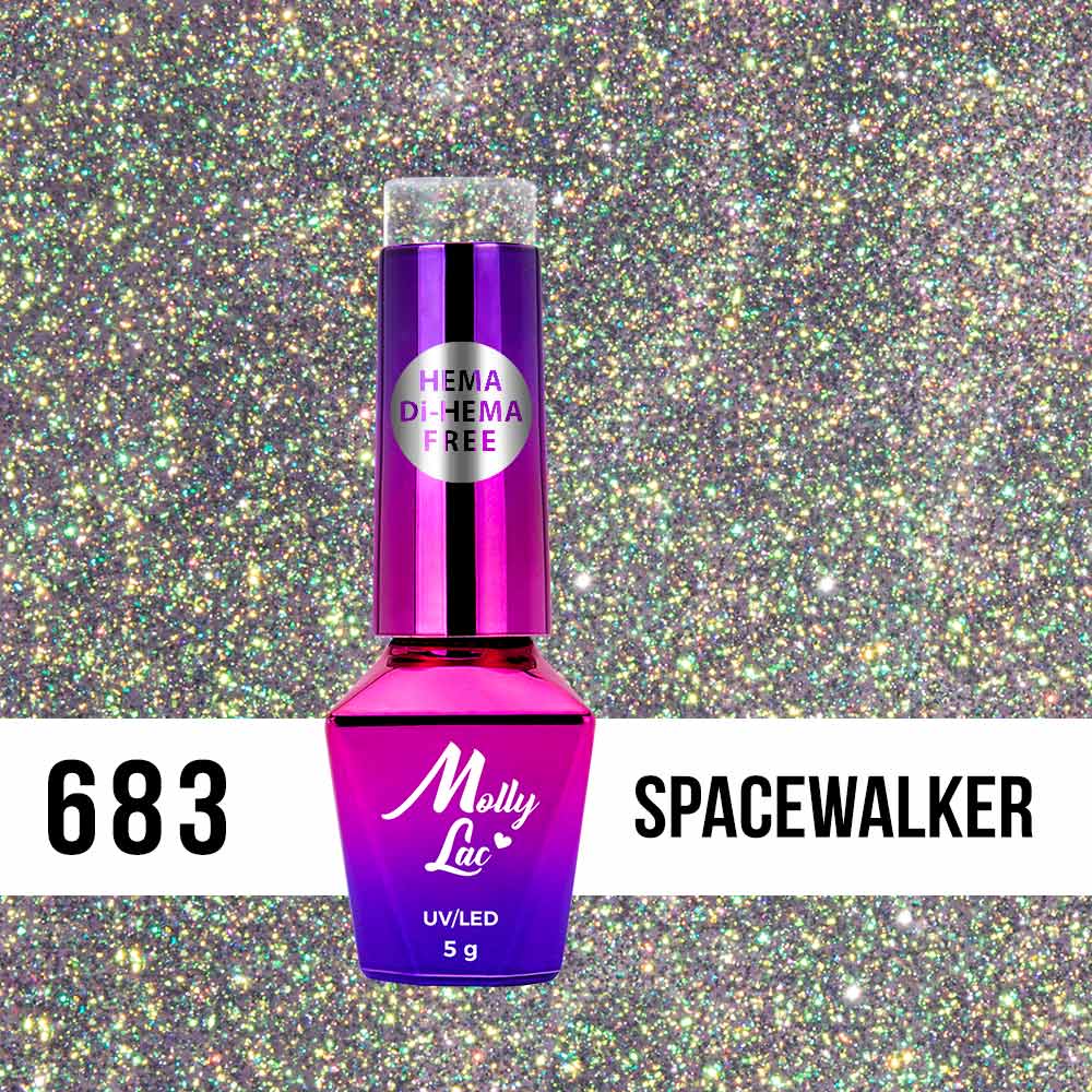 Gél lak MOLLY LAC Shocking Shine Spacewalker 5ml č.683