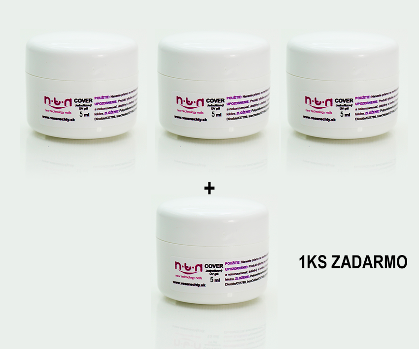 NTN - UV  GÉL COVER 5ml 3+1 ZADARMO