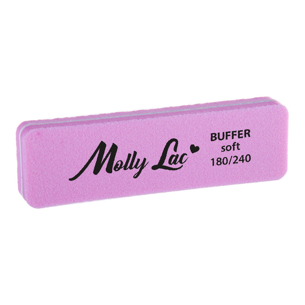 Leštiaci blok na nechty SOFT - MOLLY LAC 180/240