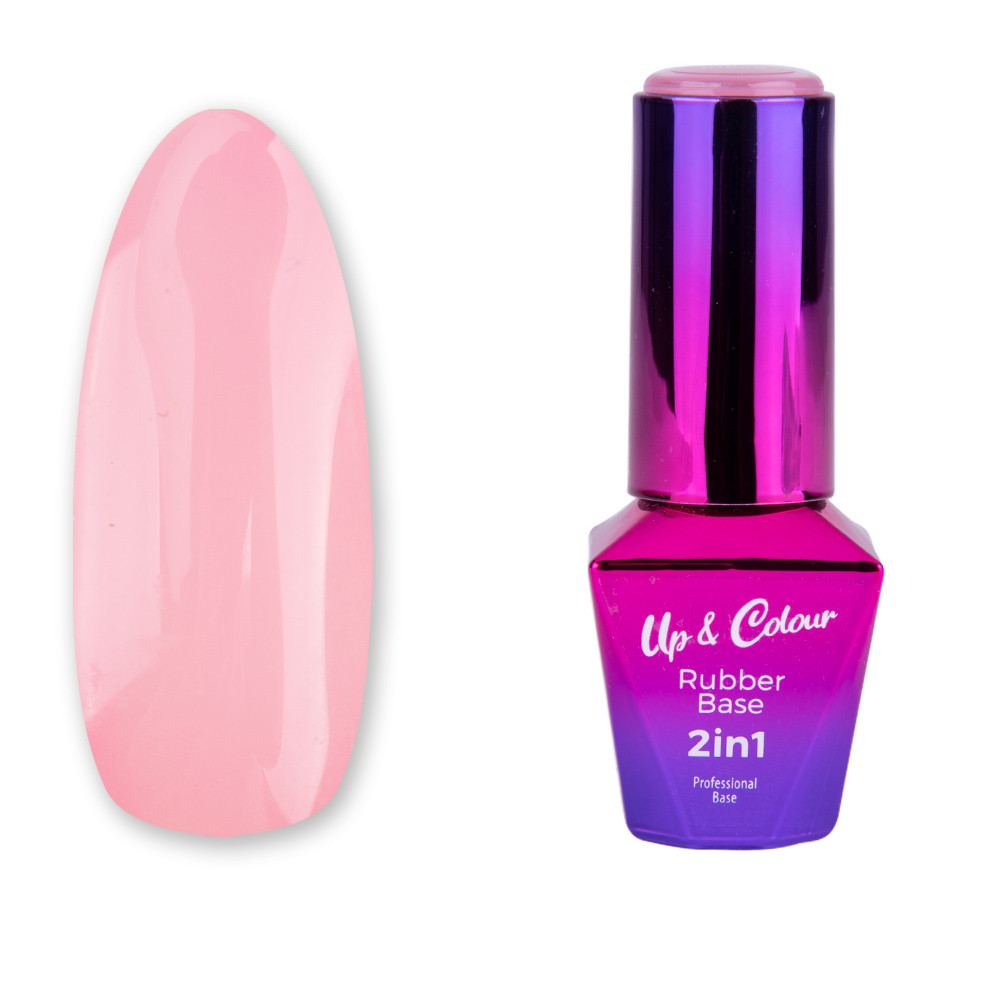 Báza RUBBER BASE 2v1 up&colour Candy Blush MOLLY LAC 10ML