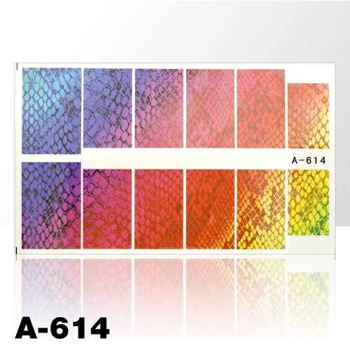 Ozdobné nálepky vodné farebné č.A614