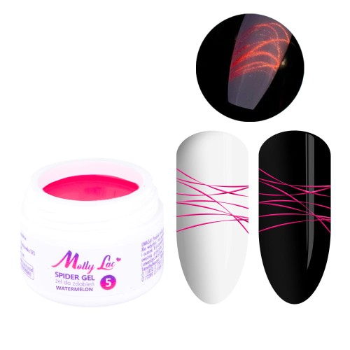 UV Gél Spider - neon Watermelon