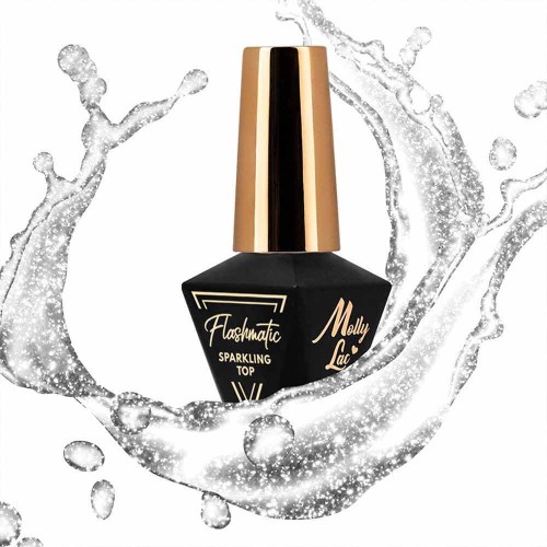 Flashmatic Sparkling Top MollyLac No wipe bezvýpotkový 10g