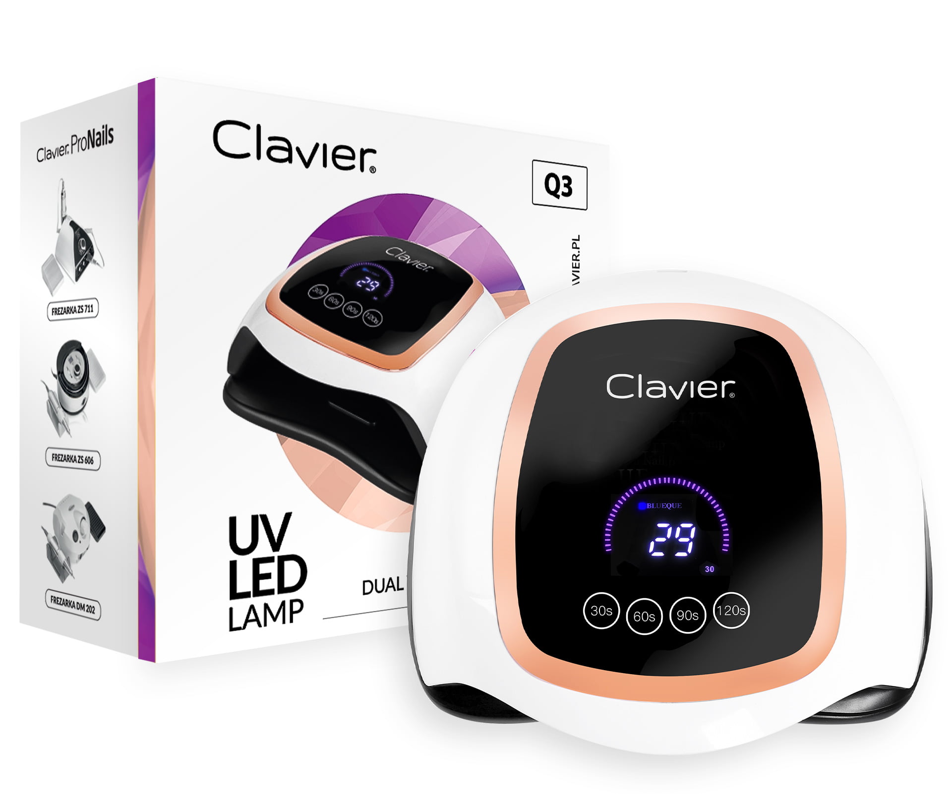 LAMPA Clavier Q3 UV/LED 168W