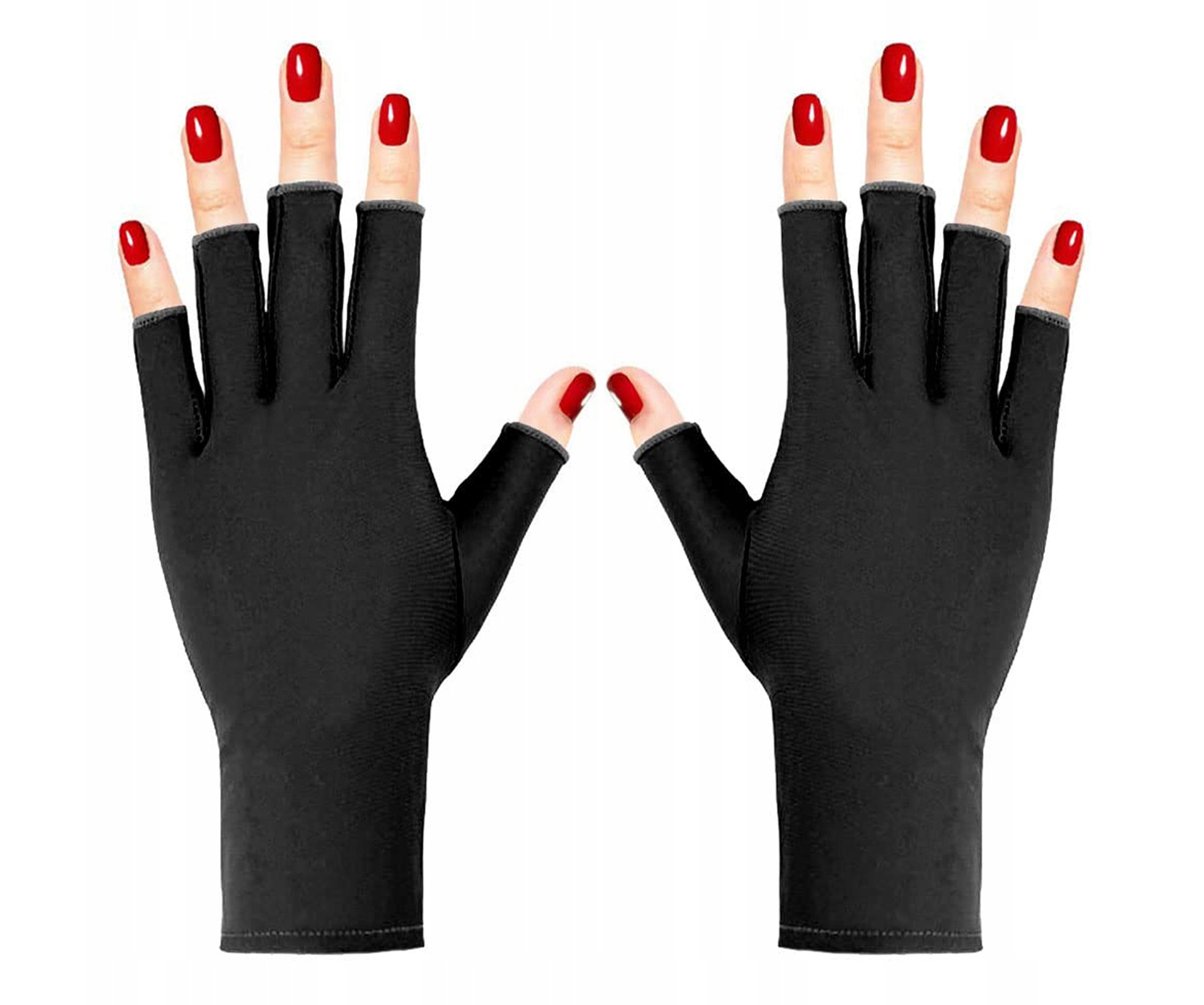 Ochranné UV rukavice do lampy - čierne