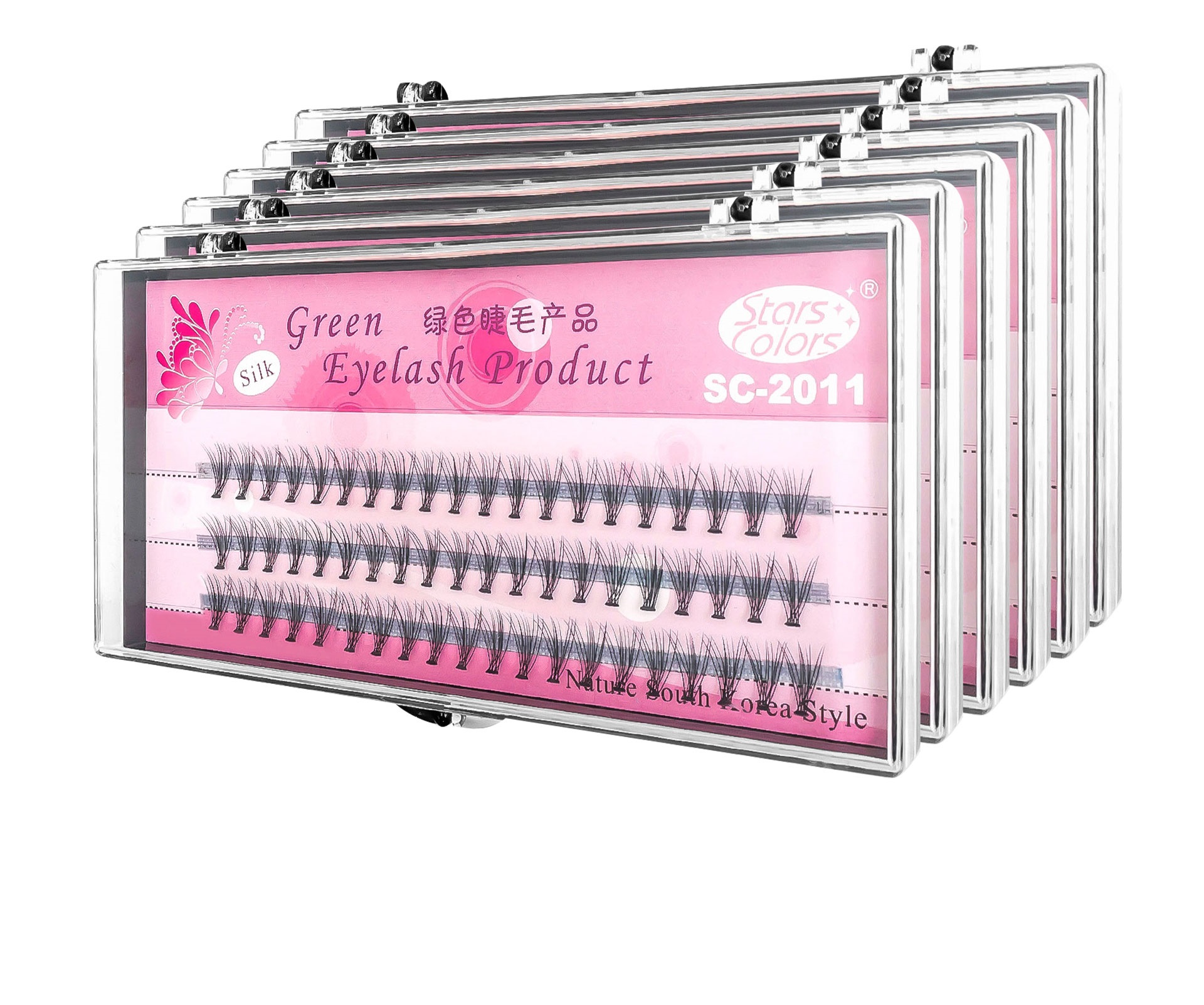 Trsy rias Green Eyelash Silk - 6mm