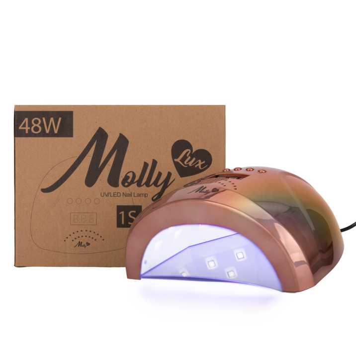 Lampa UV / LED 48W Molly Lux S1 HOLO GOLD