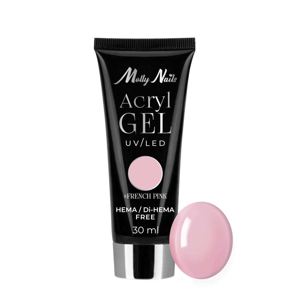 Polygél Molly Lac French Pink Akrygél 30 ml
