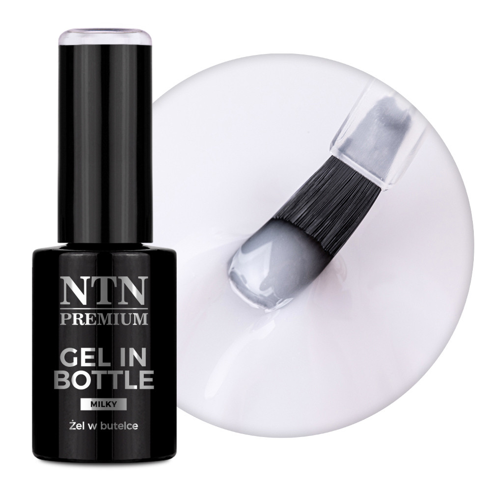 Gél in bottle Milky Glitter NTN Premium 7 g