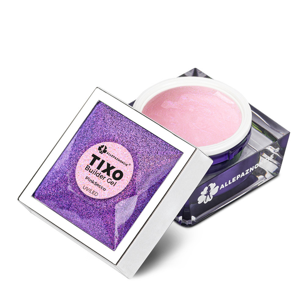 Tixotropný stavebný gél Allepaznokcie Tixo Builder Gel PinkSecco 15g