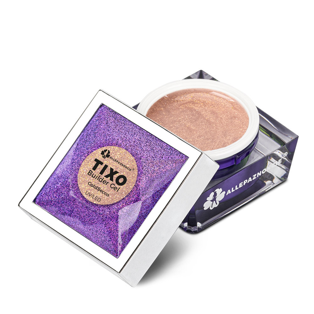 Tixotropný stavebný gél Allepaznokcie Tixo Builder Gel GoldSecco 15g