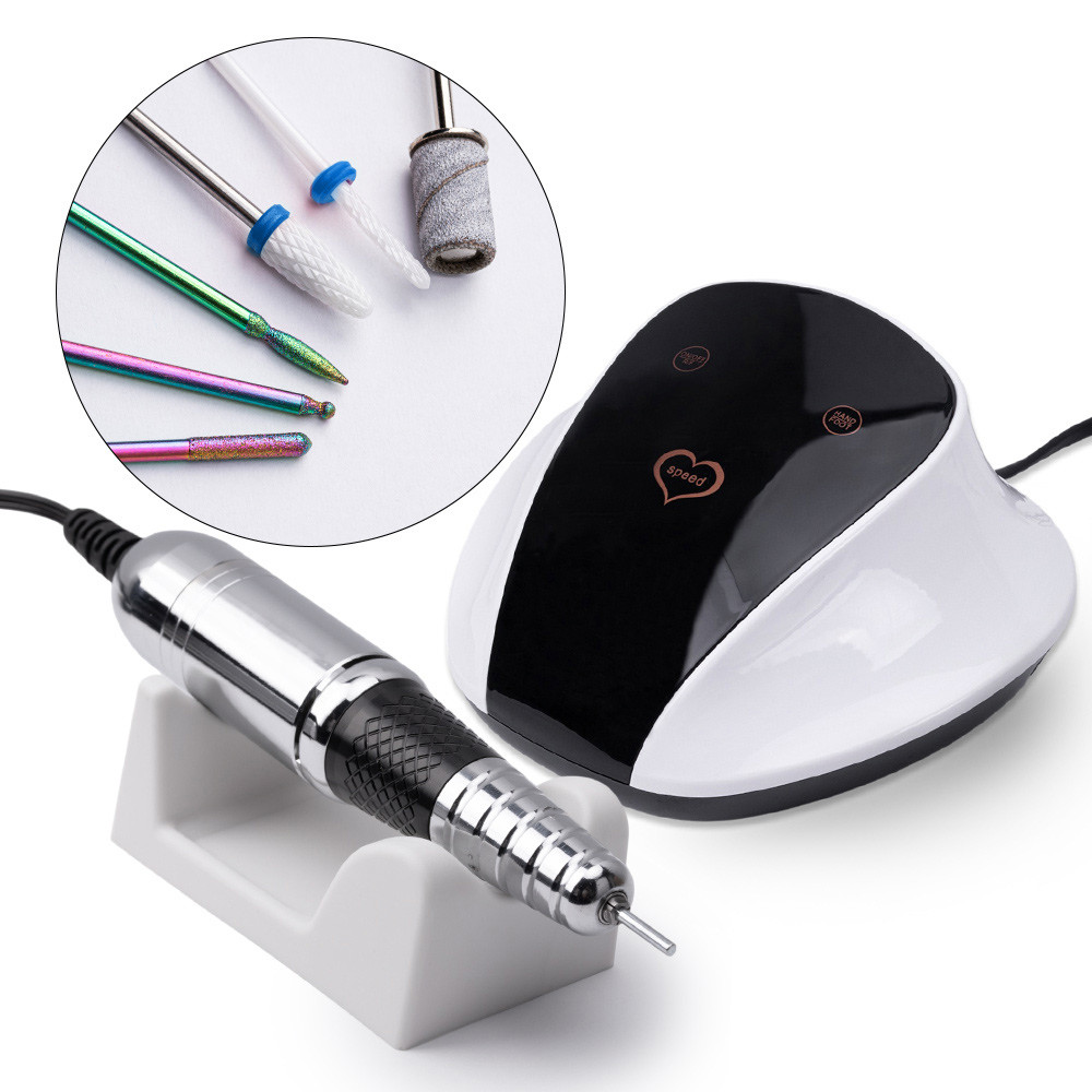 Brúska na nechty 68W M18 bielo čierna