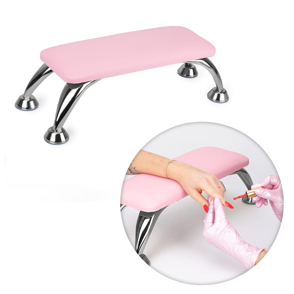 Podložka pod ruku Allelac stojanová ružovo strieborná