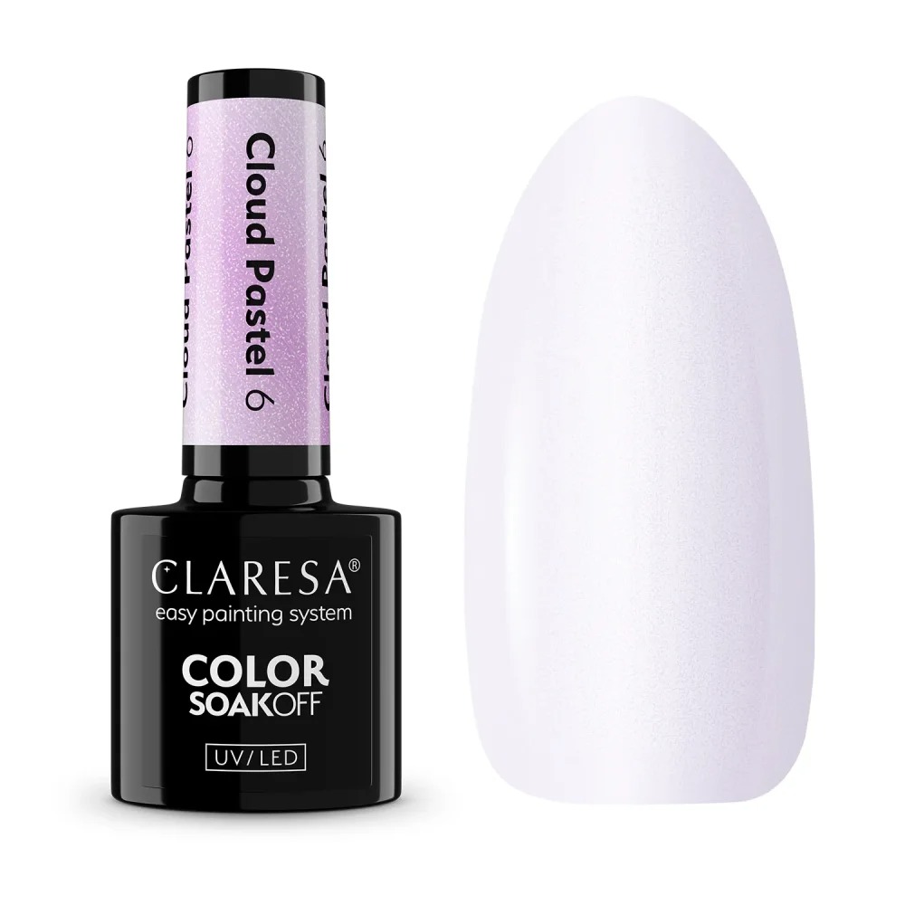 CLARESA gél lak CLOUD PASTEL 6 - 5g