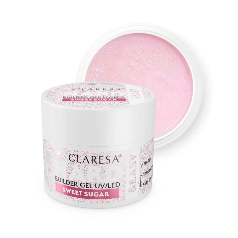 CLARESA HARD&EASY stavebný gél SWEET SUGAR - 12g