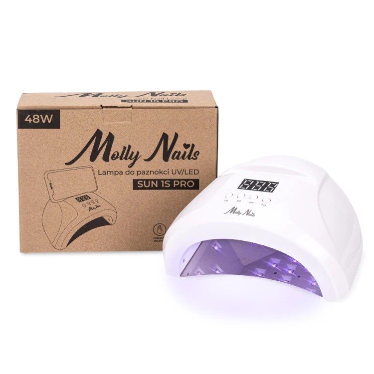 Lampa UV / LED 48W Molly Nails SUN 1S PRO white