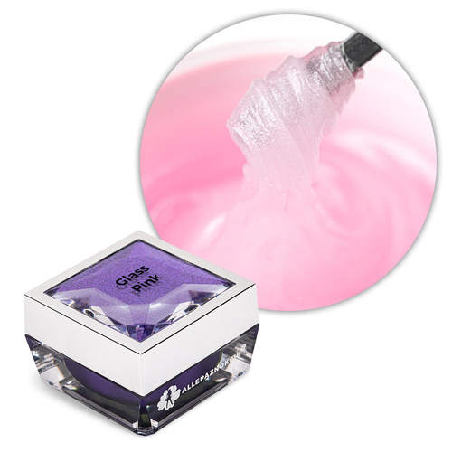 Akrygél Allepaznokcie HEMA/Di-HEMA Free Glass Pink 15 g