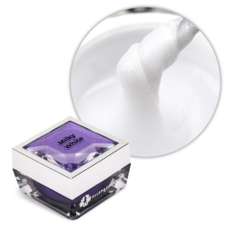 Akrygél Allepaznokcie HEMA/Di-HEMA Free Milky White 15 g