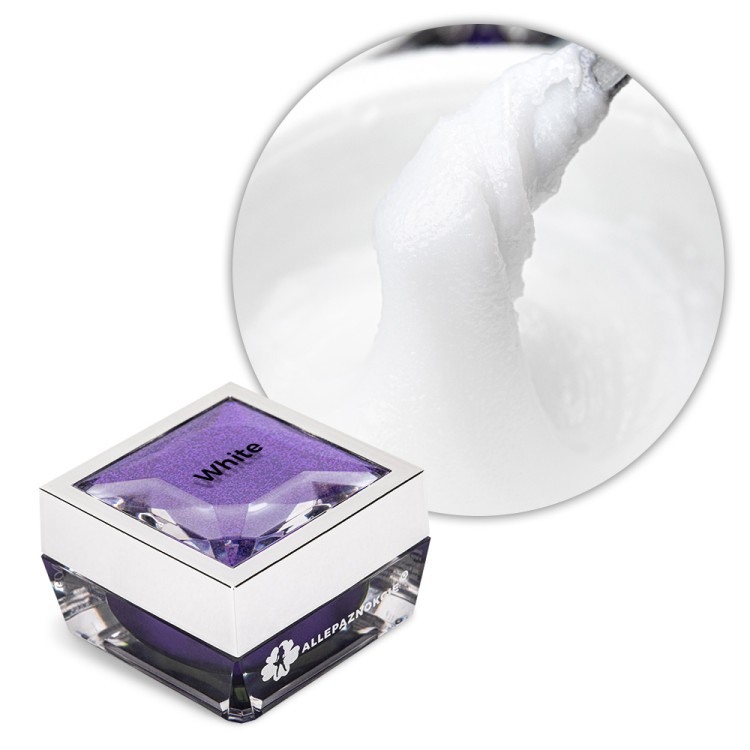 Akrygél Allepaznokcie HEMA/Di-HEMA Free White 15 g