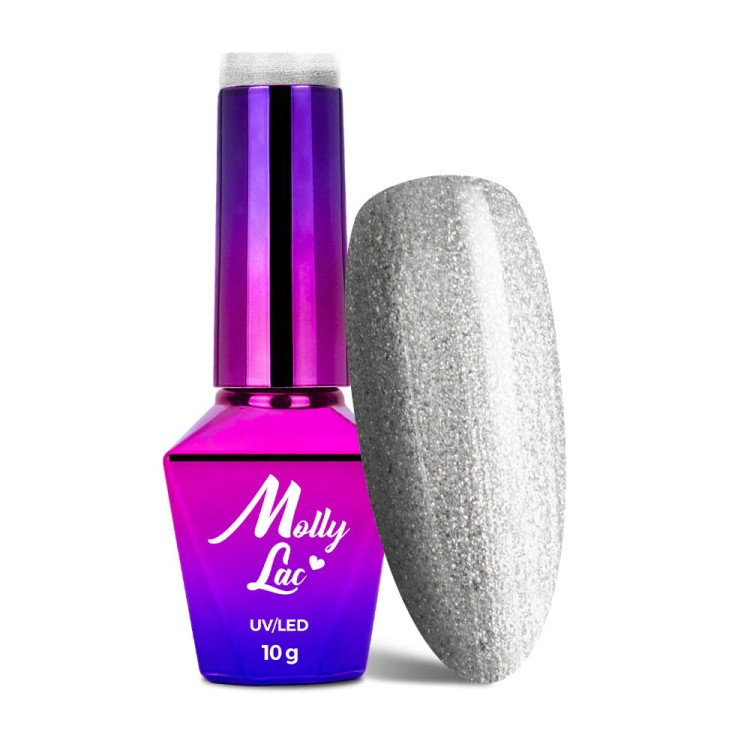 Géllak MOLLY LAC Fantasyland Glitter My Favourite Silver č. 315  10 g