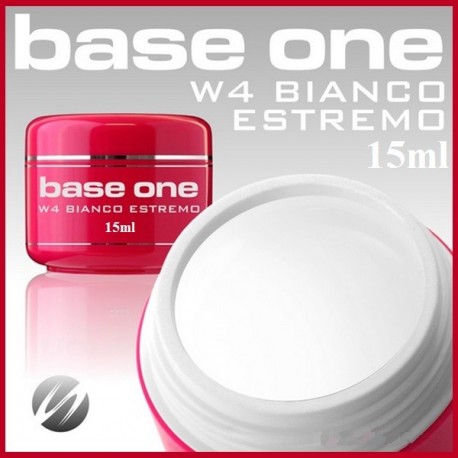 Silcare Base One W4 Bianco Estremo UV gél 15ml