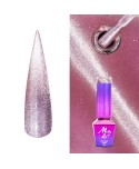 Gél lak MOLLY LAC Cat Eye Womanity Lipstick č.441