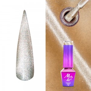 Gél lak MOLLY LAC Cat Eye Womanity Ginger č.444