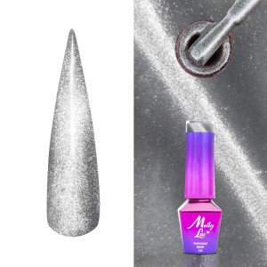 Gél lak MOLLY LAC Cat Eye Womanity Rainy Day č.447
