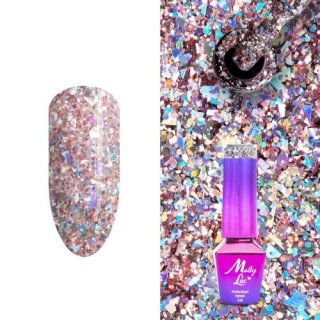 Gél lak MOLLY LAC Crushed Diamonds Pardon my glam! 5ml  č.532