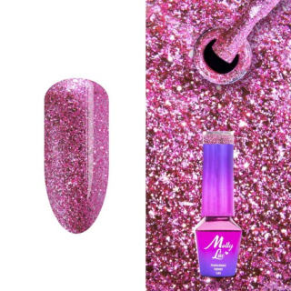 Gél lak MOLLY LAC Luxury Glam Pink Reflections 5 ml  č.540